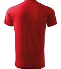 Unisex tričko Heavy V-neck Malfini červená