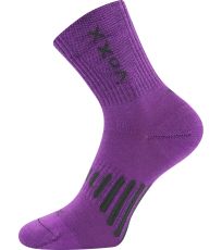 Unisex sportovní merino ponožky Powrix Voxx fialová