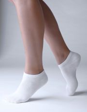 Ponožky kotníkové 82005P GINA biela