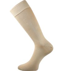 Pánske spoločenské ponožky - 3 páry Diplomat Lonka béžová
