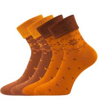 Dámske teplé ponožky Frotana Lonka ginger