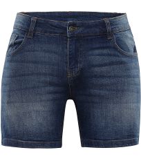 Dámske jeans šortky GERYGA 2 ALPINE PRO indigo blue