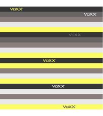 Dámsky multifunkčný nákrčník SOLID Voxx pruhy neón žltá