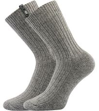 Unisex vlnené ponožky Aljaška Voxx šedá melé