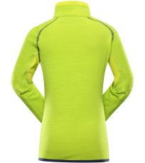 Detská rýchloschnúca mikina ONNECO ALPINE PRO lime green