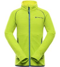 Detská rýchloschnúca mikina ONNECO ALPINE PRO lime green