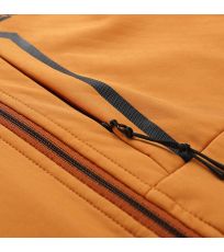 Pánska softshell bunda HOOR ALPINE PRO golden oak