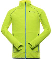 Pánska funkčná mikina ONNEC ALPINE PRO lime green