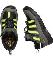 Detské nízke trekové topánky HIKEPORT 2 LOW WP KEEN black/evening primrose