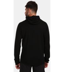 Pánsky vlnený sveter s kapucňou MOSEO-M KILPI Čierna