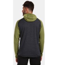 Pánsky vlnený sveter s kapucňou MOSEO-M KILPI Zelená