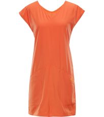 Dámske šaty VAKIA 2 ALPINE PRO tmavo oranžová