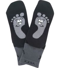 Unisex športové ponožky - 3 páry Barefootan VoXX® tmavo šedá