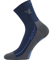 Unisex športové ponožky - 3 páry Barefootan VoXX® tmavo modrá