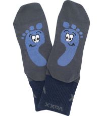 Unisex športové ponožky - 3 páry Barefootan VoXX® tmavo modrá