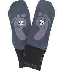 Unisex športové ponožky - 3 páry Barefootan VoXX® čierna