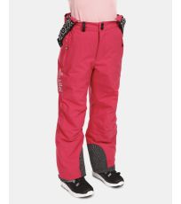Detské lyžiarske nohavice MIMAS-J KILPI Ružová