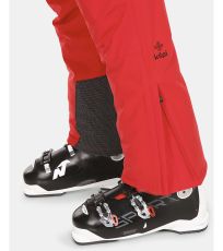 Pánske lyžiarske nohavice MIMAS-M KILPI Červená