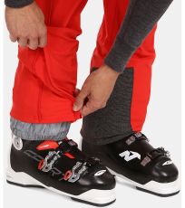 Pánske softshellové lyžiarske nohavice RHEA-M KILPI Červená