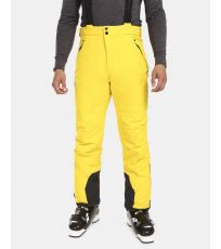 Pánske lyžiarske nohavice - väčšej veľkosti METHONE-M KILPI Žltá