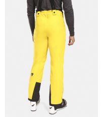 Pánske lyžiarske nohavice - väčšej veľkosti METHONE-M KILPI Žltá