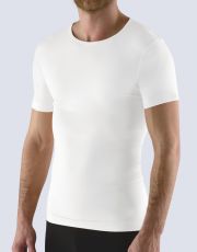 Pánske tričko s krátkym rukávom 58009P GINA biela