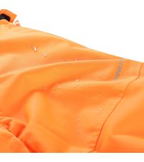 Detské lyžiarske nohavice s PTX membránou OSAGO ALPINE PRO neón pomaranč