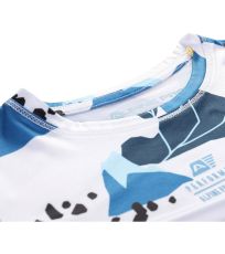 Detské rýchloschnúce tričko LOUSO ALPINE PRO aquamarine