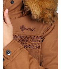 Dámsky zimný kabát PERU-W KILPI Hnedá