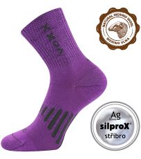 Unisex sportovní merino ponožky Powrix Voxx fialová