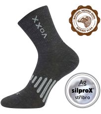 Unisex sportovní merino ponožky Powrix Voxx tmavo šedá