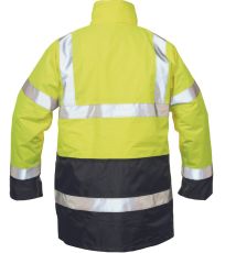 Pánska HI-VIS zimná bunda BI ROAD Cerva žltá