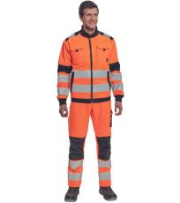 Pánska HI-VIS pracovná bunda MAX VIVO HV Cerva oranžová