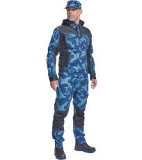 Pánske pracovné nohavice NEURUM CAMOUFLAGE Cerva navy