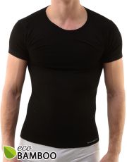 Uni bezšvové tričko 58006P GINA čierna