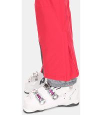 Dámske lyžiarske nohavice - väčšej veľkosti ELARE-W KILPI Ružová