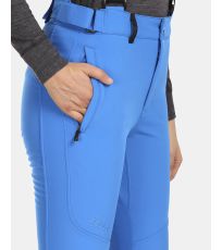 Dámske softshellové lyžiarske nohavice - väčšej veľkosti RHEA-W KILPI Modrá