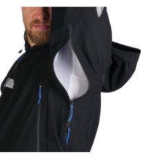 Pánska softshell bunda GEOFFREY NORTHFINDER čierna