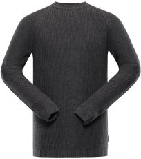 Pánsky bavlnený sveter WEREW NAX tmavo šedá