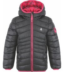 Detská zimná bunda INTERMO LOAP čierna-ružová