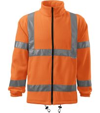 Uni fleecová bunda RIMECK reflexná oranžová