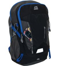 Outdoorový batoh s pláštenkou 35L SEDE ALPINE PRO čierna