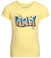 Detské tričko LENDO NAX svetlá žlté