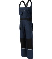 Pánske pracovné nohavice s trakmi Woody RIMECK námorná modrá