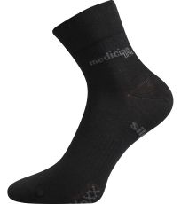 Pánske ponožky s voľným lemom Mission Medicine Voxx čierna