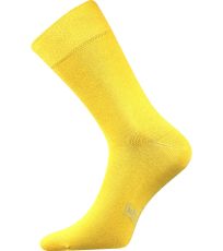 Pánske spoločenské ponožky Decolor Lonka žltá