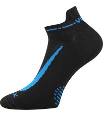 Unisex športové ponožky - 3 páry Rex 10 Voxx čierna