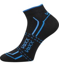 Unisex športové ponožky - 3 páry Rex 11 Voxx čierna