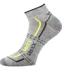 Unisex športové ponožky - 3 páry Rex 11 Voxx svetlo šedá melé