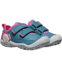 Detská športová obuv KNOTCH HOLLOW DS KEEN blue coral/pink peacock